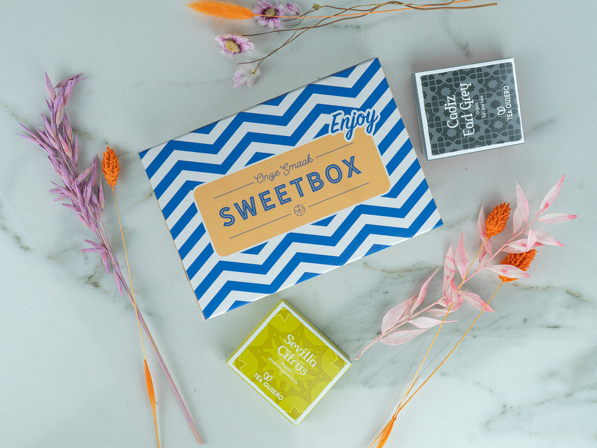 Sweetbox met verse thee Bekijk meer Onzesweetbox