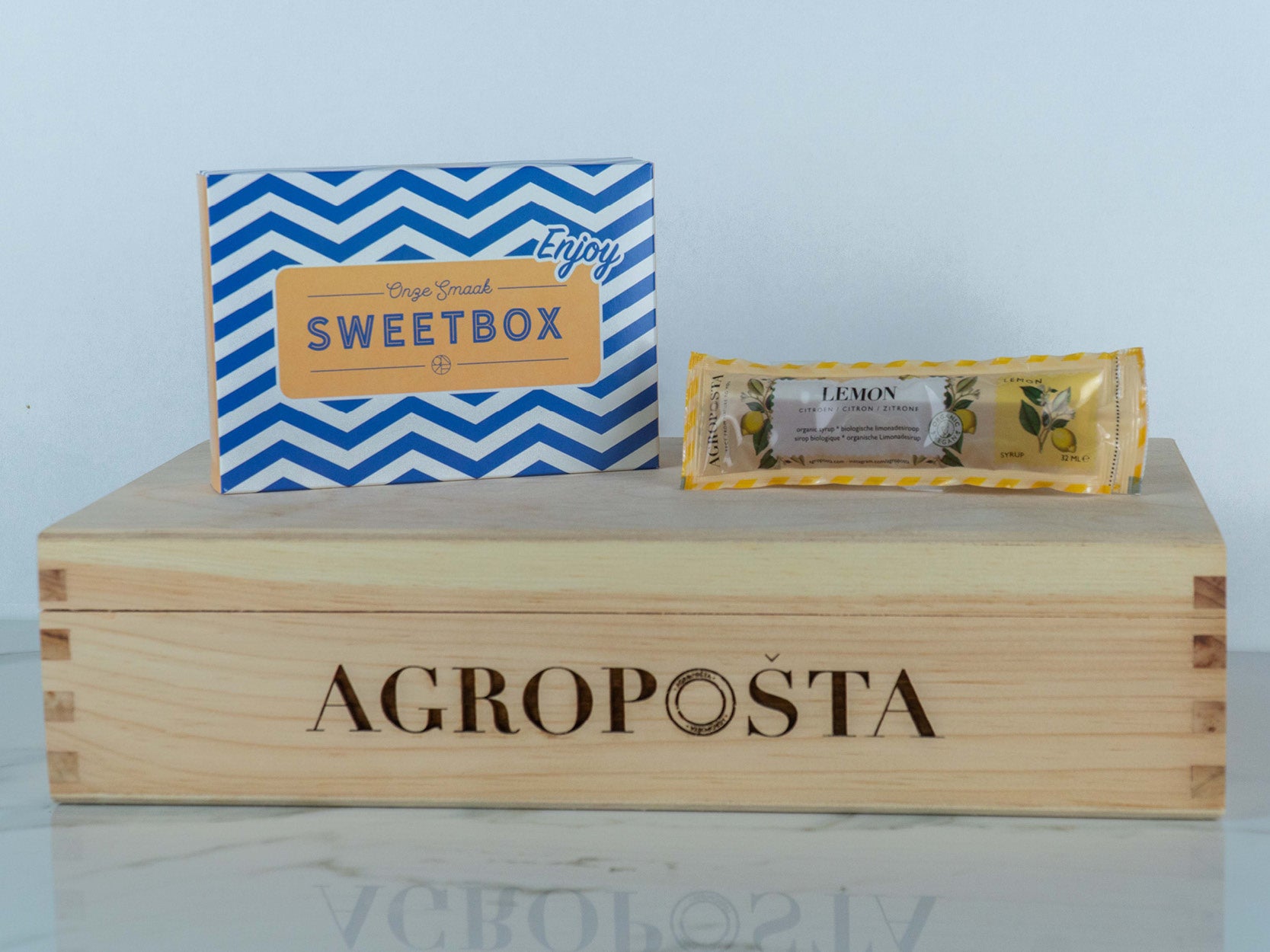 Sweetbox + Agroposta siroopjes