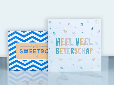 Sweetbox + Veel beterschap Kaart