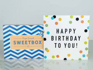 Sweetbox + Happy Birthday Kaart